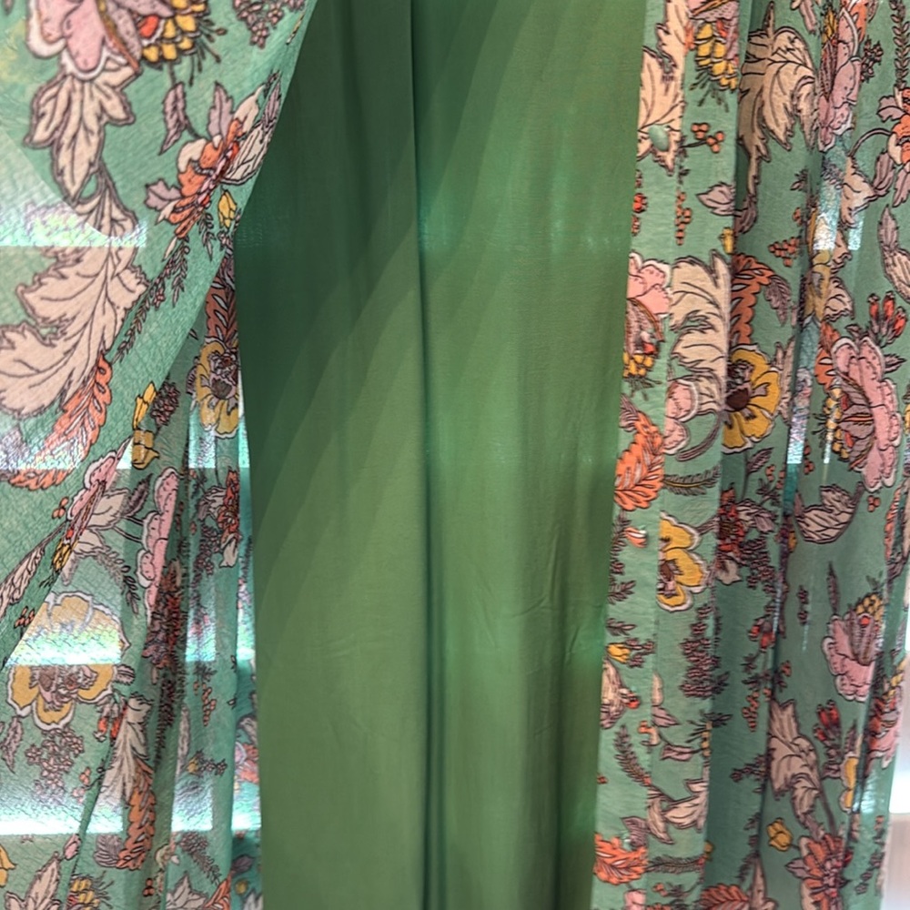 Free People - green maxi dress Coachella or Stagecoach - Picture 6 of 7